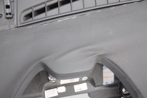 Torpedo front panel without AIRBAG Porsche Cayenne 958 11-16 black leather, leather peeled off
