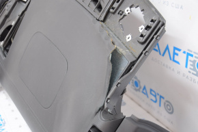 Torpedo front panel without AIRBAG Porsche Cayenne 958 11-16 black leather, leather peeled off