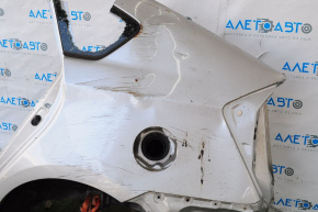 Quarter wing rear left Toyota Prius 30 10-12 silver, dented