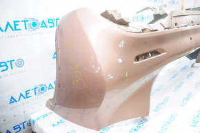 Bare rear bumper Infiniti QX30 17-19 beige, for parking sensors