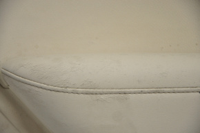 Door trim card rear left Lexus RX350 RX450h 10-12 beige with beige insert leather, armrest leather, water damage, cracked leather, broken crepe, pokes