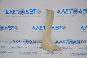 Trunk opening trim right Lexus RX350 RX450h 10-15 beige, scratched, plastic turned white