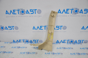 Trunk opening trim right Lexus RX350 RX450h 10-15 beige, scratched, plastic turned white