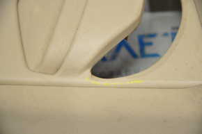 Center pillar trim upper belt right Lexus RX350 RX450h 10-14 beige, rubbed, for dry cleaning