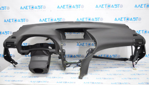 Torpedo front panel without AIRBAG Lexus RX350 RX450h 10-15 black, tear, abrasions