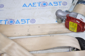 Seat belt rear right Lexus RX350 RX450h 10-14 beige dirty