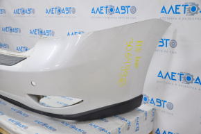 Bare rear bumper Lexus RX350 RX450h 10-15 with overlay, for parking sensors, scratches, breakage of fastening