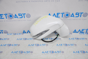 Right side mirror complete Lexus RX350 RX450h 10-12 14 pins, auto then, turn signal, white, cracks