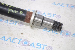 Drive half shaft front right Lexus RX350 10-15 FWD, with bracket, boot for replacement