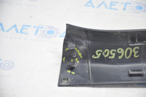 Door sill trim rear left Nissan Sentra 13-17 black, broken fastener, rubbed