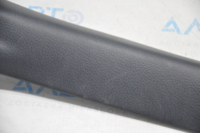 Door sill trim rear left Nissan Sentra 13-17 black, broken fastener, rubbed
