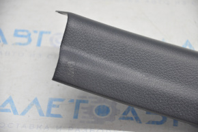 Door sill trim rear right Nissan Sentra 13-17 black, broken fastener, worn