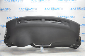 Torpedo front panel without AIRBAG Nissan Sentra 13-19 black, butt