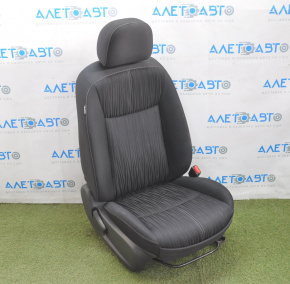 Passenger seat Nissan Sentra 13-15 without airbag, mechanical, cloth black