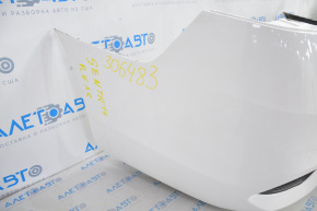 Rear bumper bare Nissan Sentra 16-19 rest white