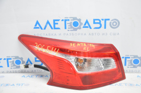 Light outer wing left Nissan Sentra 16-19 rest