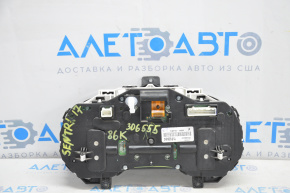 Instrument cluster Nissan Sentra 16-19 rest S 86k, water damage