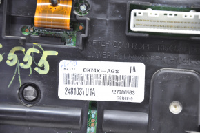 Instrument cluster Nissan Sentra 16-19 rest S 86k, water damage
