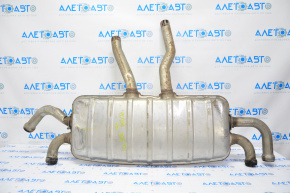 Muffler rear part barrel Porsche Cayenne 958 11-14 4.8 Turbo on 4 pipes, dented