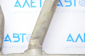 Muffler rear part barrel Porsche Cayenne 958 11-14 4.8 Turbo on 4 pipes, dented