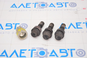 Wheel bolt secret Porsche Cayenne 958 11-14 set, black with head
