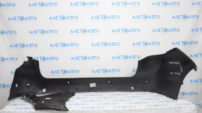 Rear bumper bare Porsche Cayenne 958 11-14 turbo, for parking sensors black, right part torn off