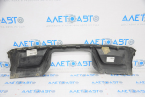 Rear bumper lip trim Porsche Cayenne 958 11-14 turbo, black, broken crepe, scratches
