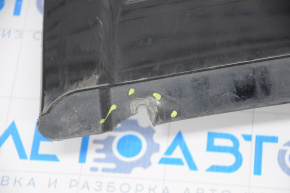 Rear bumper lip trim Porsche Cayenne 958 11-14 turbo, black, broken crepe, scratches