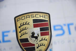 Porsche Cayenne 958 hood emblem 11-14 paint peeling
