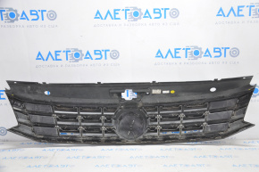 Radiator grill with badge VW Passat b8 16-19 USA, sand