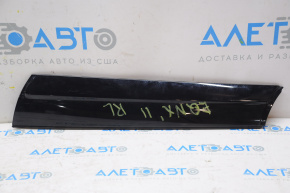 Left side trunk door trim Chevrolet Equinox 10-17 broken crepe, spider web, scratches