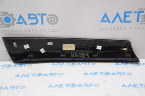 Left side trunk door trim Chevrolet Equinox 10-17 broken crepe, spider web, scratches
