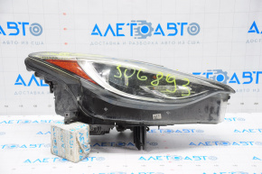 Headlight front right naked Infiniti QX30 17-17 halogen, sand, scratches