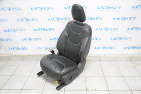 Driver's seat Jeep Cherokee KL 14-18 with airbag, electric, leather black
