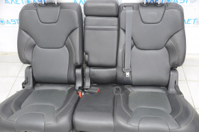 Rear row of seats 2nd row Jeep Cherokee KL 14-18 with airbag, black leather