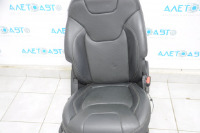 Passenger seat Jeep Cherokee KL 14-18 with airbag, mechanical, leather black