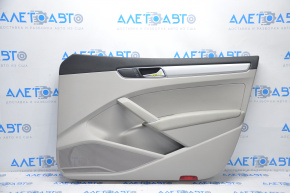 Door trim card front right VW Passat b8 16-19 USA gray, broken crepe, for dry cleaning, rubbed