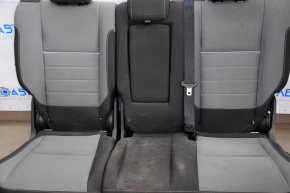 Rear row of seats 2 row Ford Escape MK3 13-15 cloth black-gray under chemical