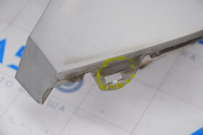 Rear bumper trim lower Ford Escape MK3 13-19 prerest 2 pipes, crack in the fastener, dented