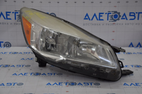Headlight front right bare Ford Escape MK3 13-16 dorest halogen, without cover, for polishing