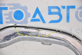Jeep Cherokee KL 14-18 Front Bumper Lower Grille Frame Chrome, Useful Chrome