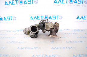 Turbine assembly with manifold and cooling pipes VW Passat b8 16-19 USA 1.8T, 2.0T 60k