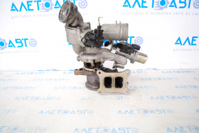 Turbine assembly with manifold and cooling pipes VW Passat b8 16-19 USA 1.8T, 2.0T 60k