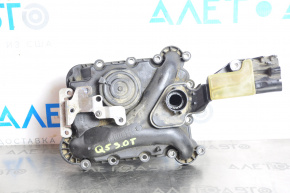 PCV valve crankcase ventilation gases Audi Q5 8R 13-17 3.0 tfsi