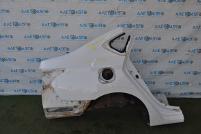 Quarter wing rear right Nissan Sentra 13-19 white, pokes