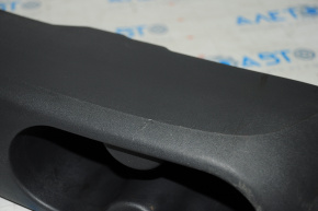 Central rear console Fiat 500 12-19 black, scratches