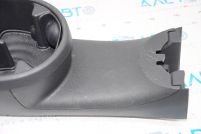 Central console central cup holders Fiat 500 12-14 black, scratch