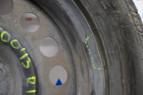 Wheel disk R15 Fiat 500 12-17 iron, for rolling