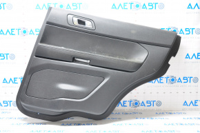 Door trim card rear right Ford Explorer 16-19 rest, black, armrest leather black, police, scratches, for cleaning