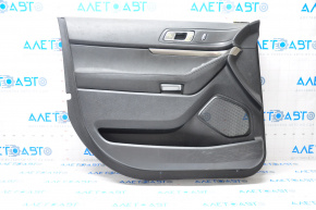 Door trim card front left Ford Explorer 16-19 rest, leather black, police, scratches